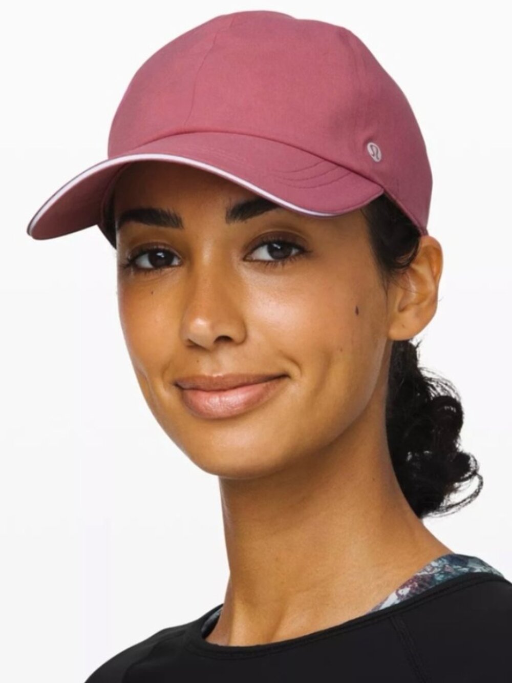 Lululemon Fast and Free Running Hat Lightweight Cap Mauve Pink Dusty Rose Pink